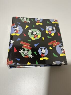 Vintage Holson Disney Mickey Mouse Unlimited 4”x6” Photo Book Album Made in USA